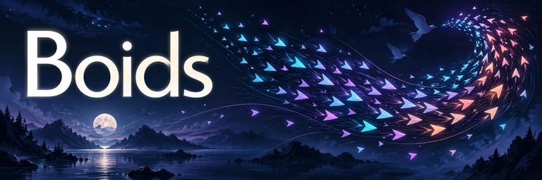 Boids Flocking Simulation Thumbnail
