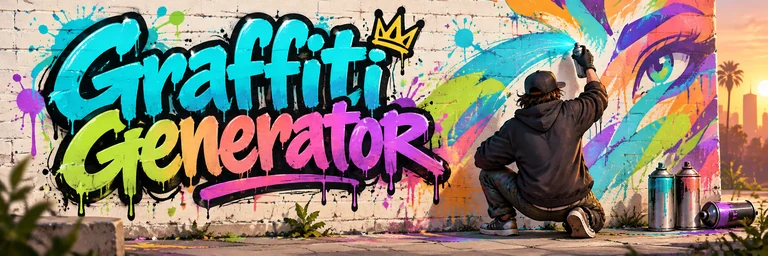 Graffiti Generator — free online spray paint drawing tool